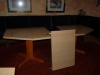 Tischanlage, 2 Säulentische mit Zwischenbauplatte Buche KS Nordrhein-Westfalen - Spenge Vorschau