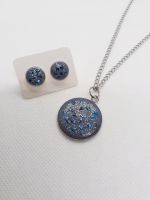 Schmuckset Kette Halskette Betonschmuck Schmuck Silber Blau NEU Bayern - Wunsiedel Vorschau