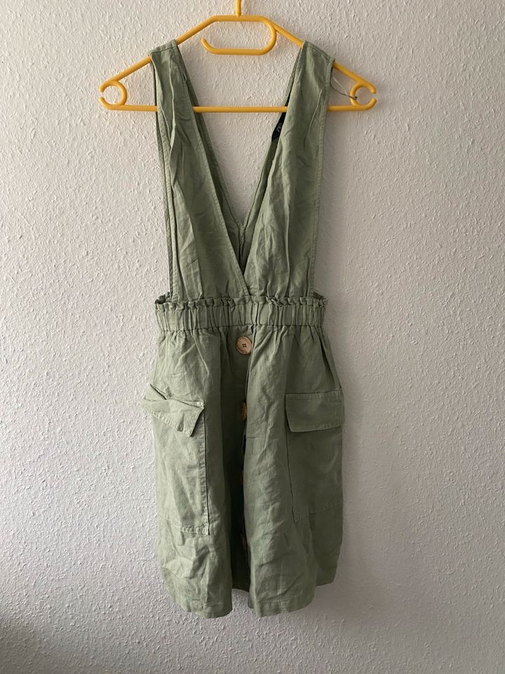 Zara Frühling Sommer Minikleid Gr. XS in khaki in Reutlingen