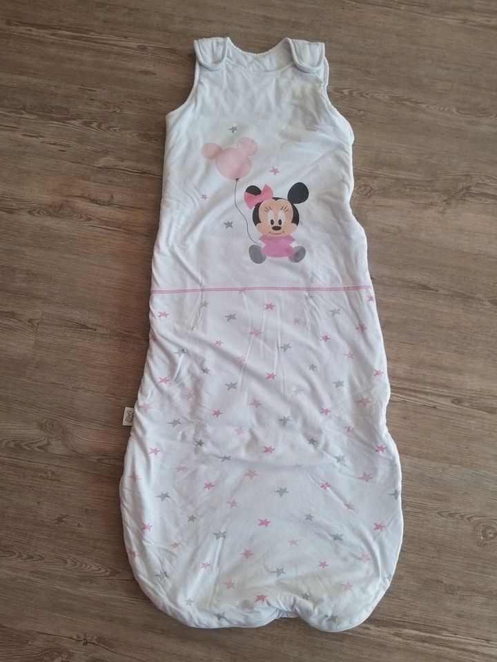 Schlafsack Minnie Maus Sterne Größe 110 Rosa / Weiß in Hagenburg