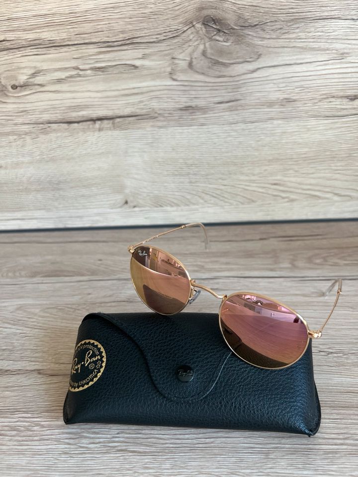 RAY-BAN Sonnenbrille Gold Matt/Rosé in Illertissen