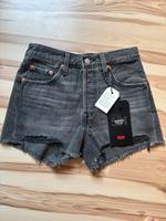 Levi’s 501 Shorts schwarz/grau, Größe 24 Hessen - Lindenfels Vorschau