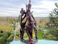 Vishnu 50cm Gottheit Hinduismus Hindugott Holz geschnitzt Vischnu Essen - Essen-Werden Vorschau