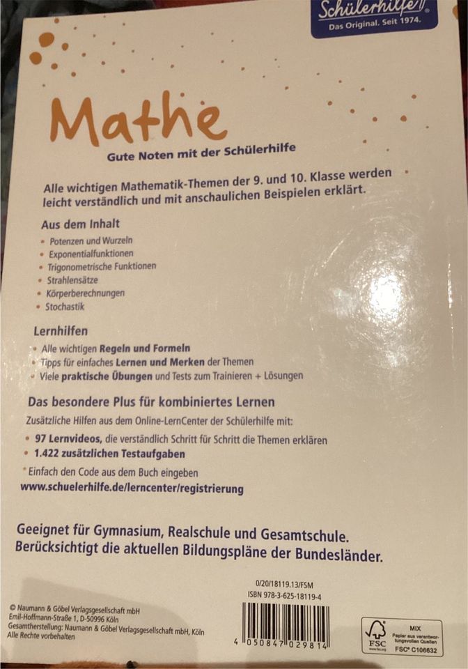 Mathe Gute Noten mit der Schülerhilfe 9./10. Klasse in Siershahn