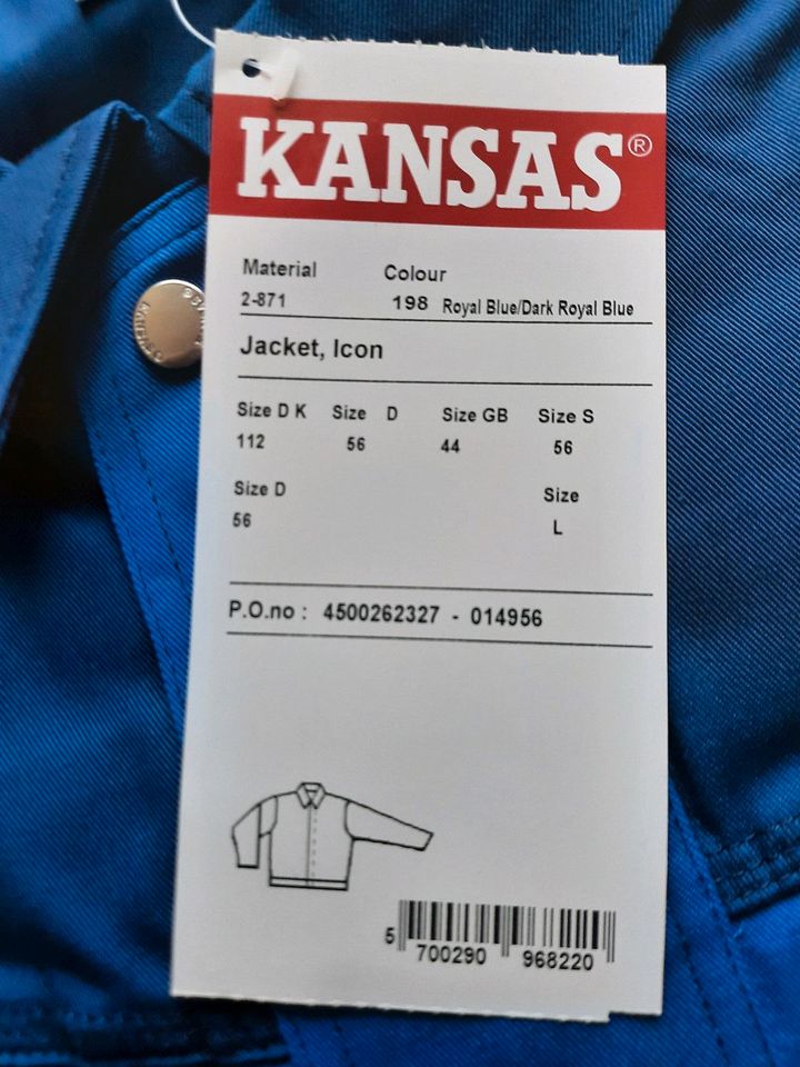 Arbeitsjacke Gr. L, Marke Kansas, NEU in Engen