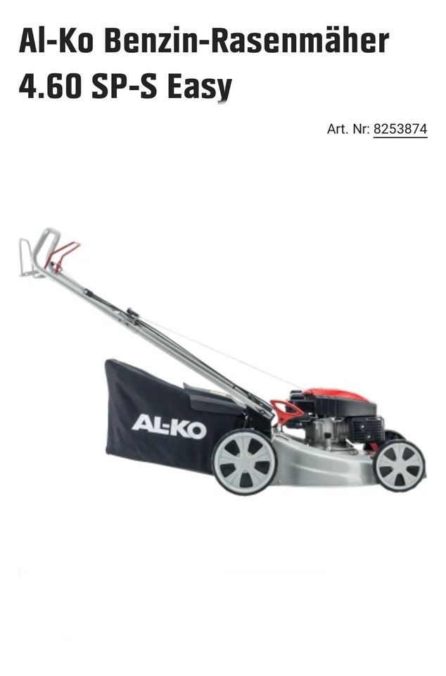 Al-Ko Benzin-Rasenmäher 4.60 SP-S Easy, OBI Düren in Düren