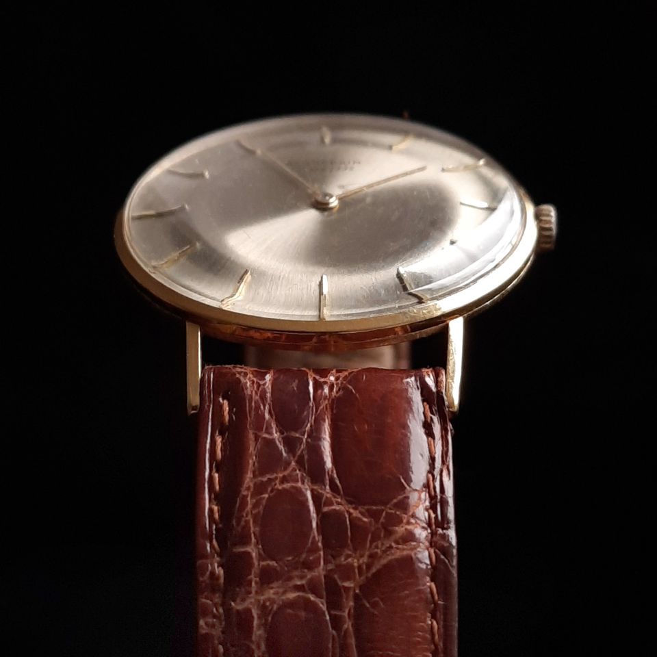 Blancpain 18k 750 Vintage Herren Armbanduhr Gold Ultra ca. 1962 in Buchholz in der Nordheide