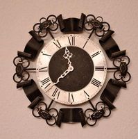 Wand Uhr aus Metall Vintag Lübeck - St. Lorenz Nord Vorschau