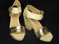Sandaletten, Sandalen, Clarks, Gr. 39, Keilabsatz, weiß/silber Bayern - Rottenbuch Vorschau