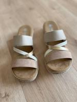 Rieker Damen-Sandalen Größe 39 – Leder, Beige Hessen - Offenbach Vorschau