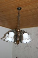 Deckenlampe Vintage mit Porzellanlampenschirmen Bayern - Schöllkrippen Vorschau