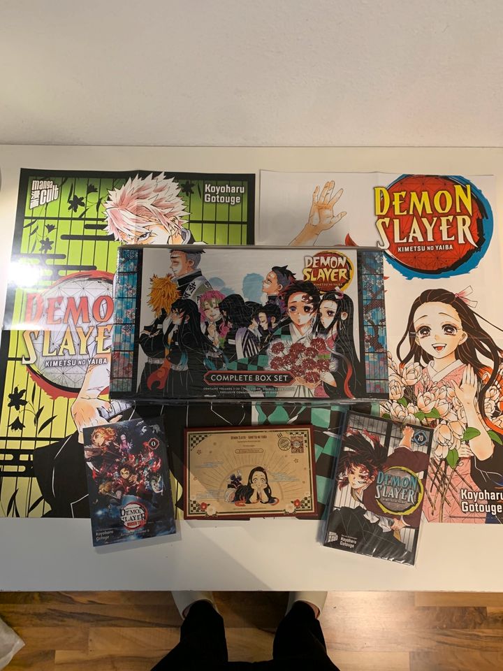 Manga Box Demon Slayer Box + 20 Limited Edition + Band 0 in Köln