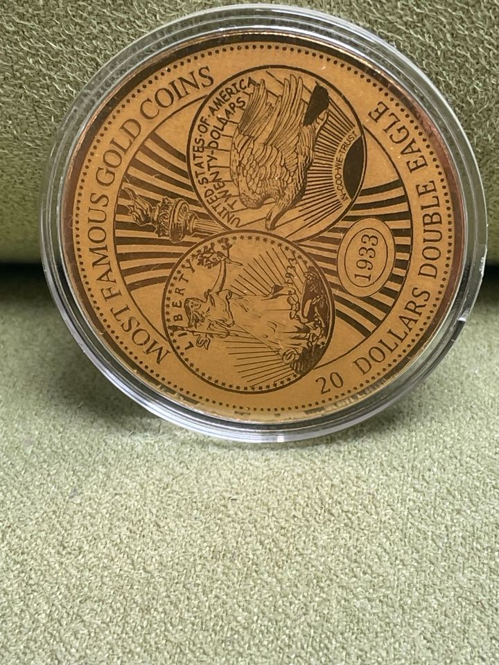 Goldmünze 20 Dollars Double eagle in Dresden