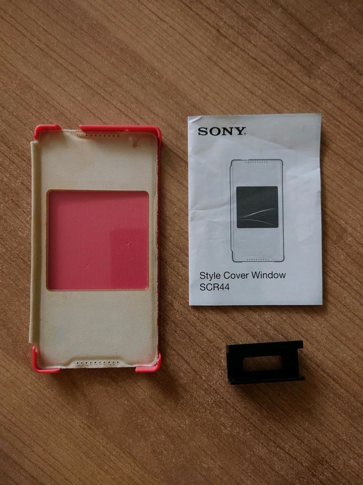 Sony Style Cover Window SCR44 für Xperia Z5 Compact Pink in Metterich