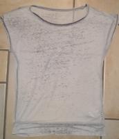 Esprit, T-Shirt, kurzarm, Ausbrenner, hellgrau Bayern - Gröbenzell Vorschau