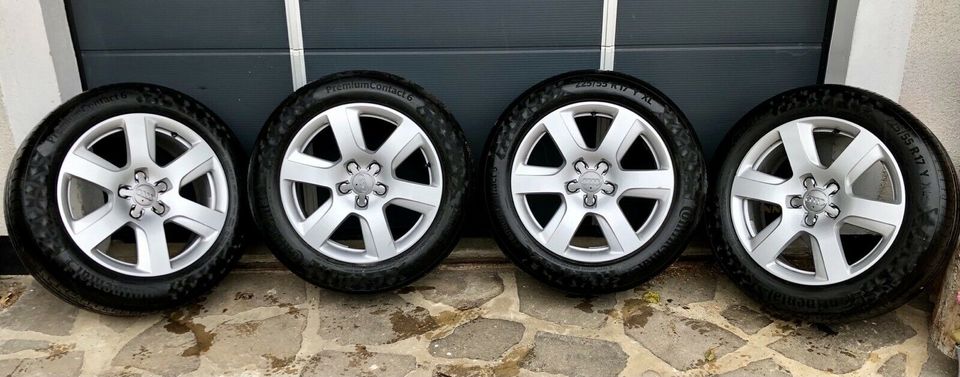 Alufelgen Sommerräder Reifen 225/55 R17 5x112 4G0601025 BK in Demmin