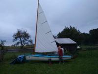 Segelboot Segeljolle Eikplast 1 mit Slipwagen Sachsen - Ralbitz-Rosenthal Vorschau