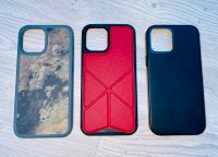 3 iPhone Hülle case 12 pro MAX 13 MAGSAF Stein LEDER UNIQ Tasche Bayern - Rain Niederbay Vorschau