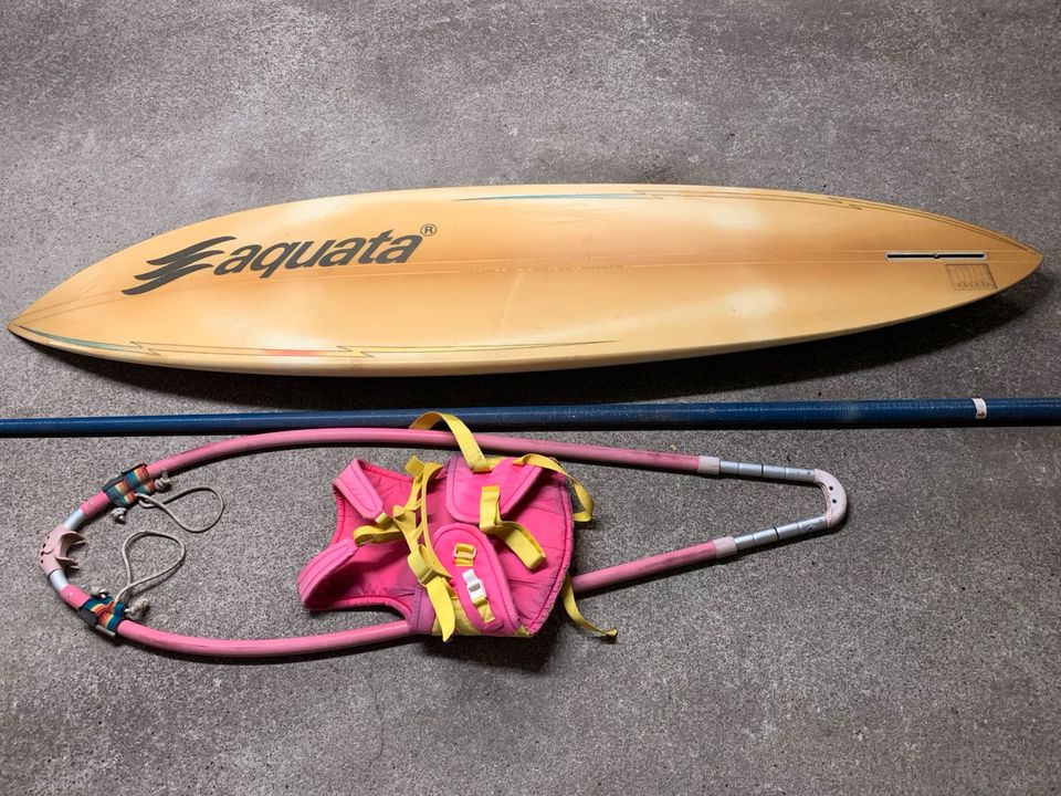 Surfboard Aquata Wave Board (custom-made) komplett mit 4 Segeln in Hamburg