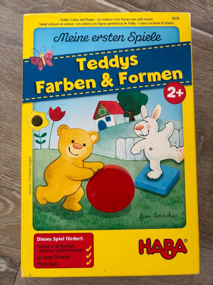 Teddys Farben und Formen. Haba. Meine ersten Spiele. in Magdeburg