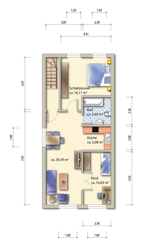 Hübsche 3-Raumwohnung in Freital-Wurgwitz in Freital