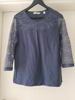 Neues Shirt mit Spitze von Tchibo Größe 38 Sachsen - Pulsnitz Vorschau