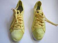 sommerliche Puma Sneakers Stoff Satin gelb Gr. 40 leicht Hessen - Künzell Vorschau