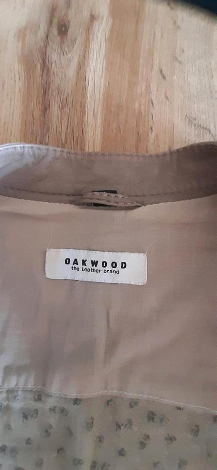 Oakwood Lederjacke Gr. 40 sehr guter Zustand zu verkaufen in Steinfeld