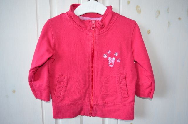 Jäckchen Jacke Sweatjacke Sweatjäckchen pink Pullover Maus 62 68 in Obertshausen