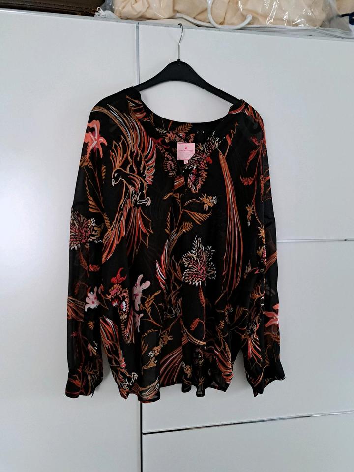 Lieblingsstück Damen Bluse schwarz bunt Viskose Gr 44 in Freudenstadt