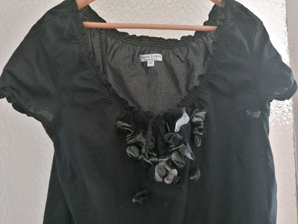 Bluse Shirt Blusenshirt Marie Lund schwarz Gr. 40 in Bad Schwartau