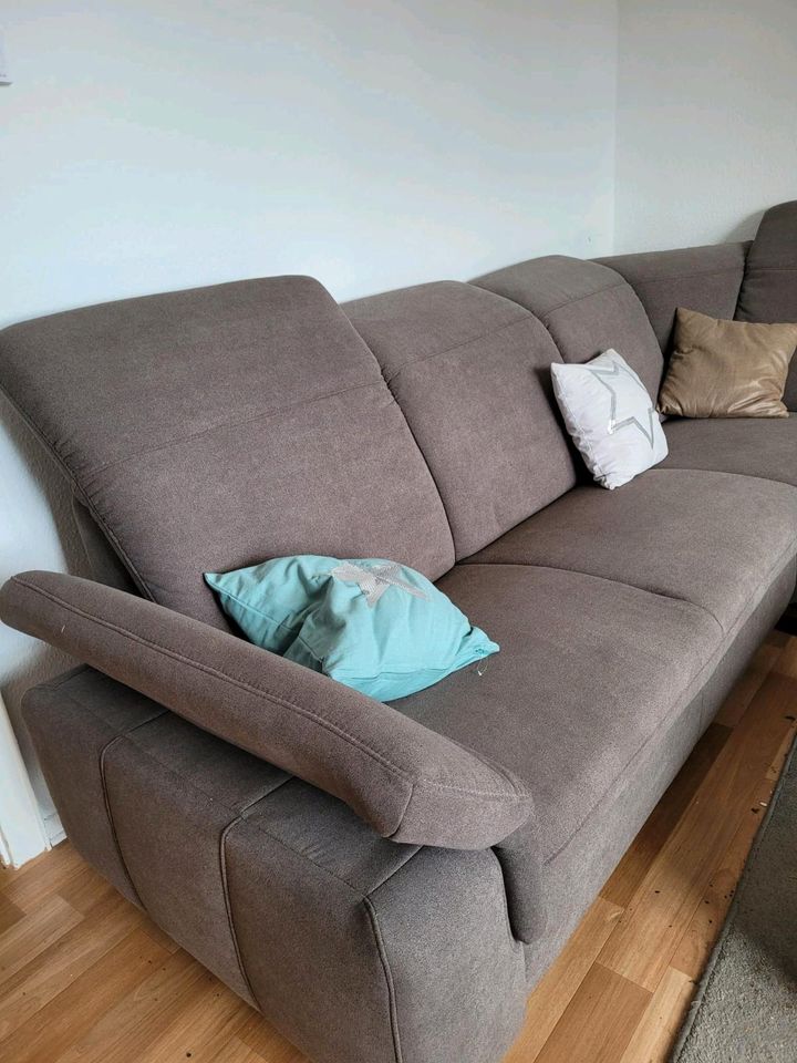 Sofa beige braun fast neu in Bad Sachsa