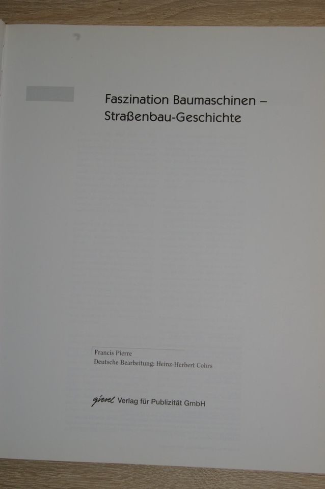 Faszination Baumaschinen 1998 Cohrs Walzen Kran Radlader in Neukirchen-Vluyn
