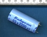 Elektrolyt-Kondensator 2200uF 63V von RUBYCON Rheinland-Pfalz - Irmenach Vorschau