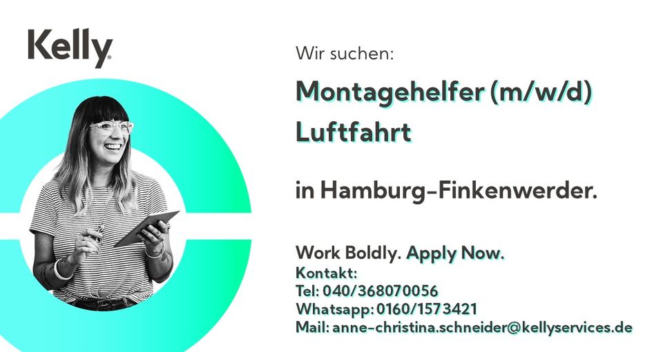 Montagehelfer (m/w/d) Luftfahrt in Hamburg