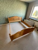 Bett Ehebett Doppelbett massiv Holz mit 2 Nachttischen Hessen - Söhrewald Vorschau