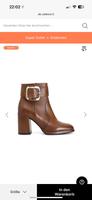 CafèNoir Lederstiefelette mit Schnalle – Cognac, Gr. 40 Thüringen - Jena Vorschau