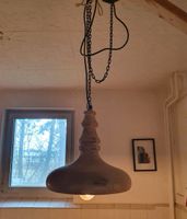 Industrie Lampe, Deckenleuchte aus Holz Colmore vintage / NEU Niedersachsen - Soltau Vorschau