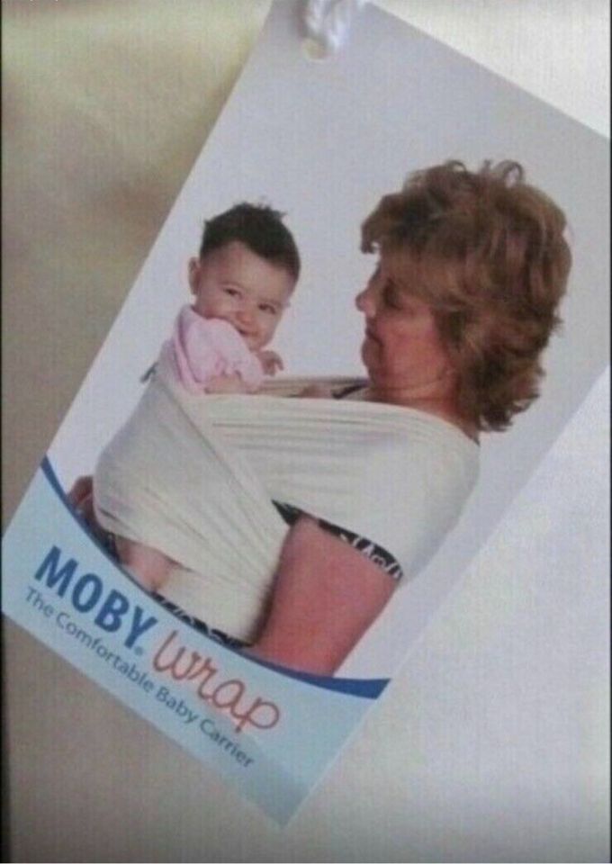 Moby Wrap Tragetuch Tragehilfe Baby Tragen Tuch neu in Werdau
