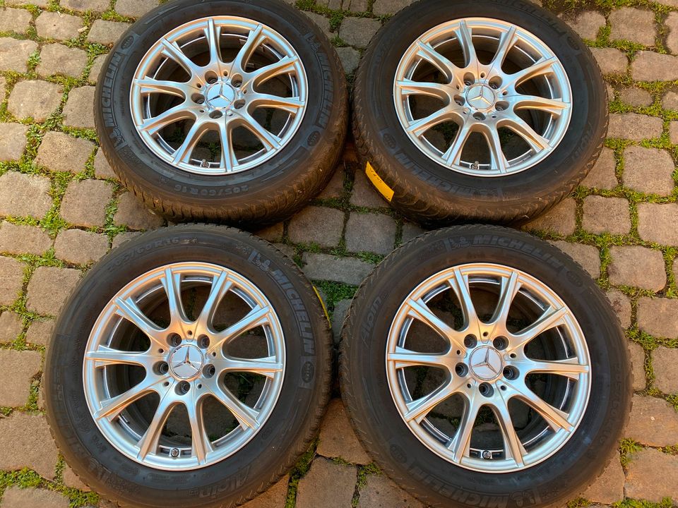 16 Zoll Mercedes C Klasse W205 6,5Jx16 ET38 205/60 16 5x112 Winte in Klein-Winternheim