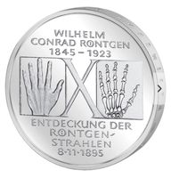 10 DM Münze BRD Wilhelm Conrad Röntgen 1995 Wandsbek - Hamburg Bramfeld Vorschau