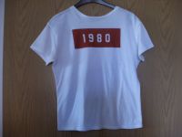 .T-Shirt weiß mit Druck 1980 Gr. M Bayern - Mertingen Vorschau