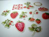 45 Scrapbook Washi Kawaii Aufkleber in Box Erdbeere strawberry 44 Rheinland-Pfalz - Fischbach Vorschau