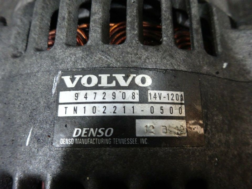 Volvo V40 1,8 Benziner Lichtmaschine Generator LiMa 9472908 120A in Bruchsal