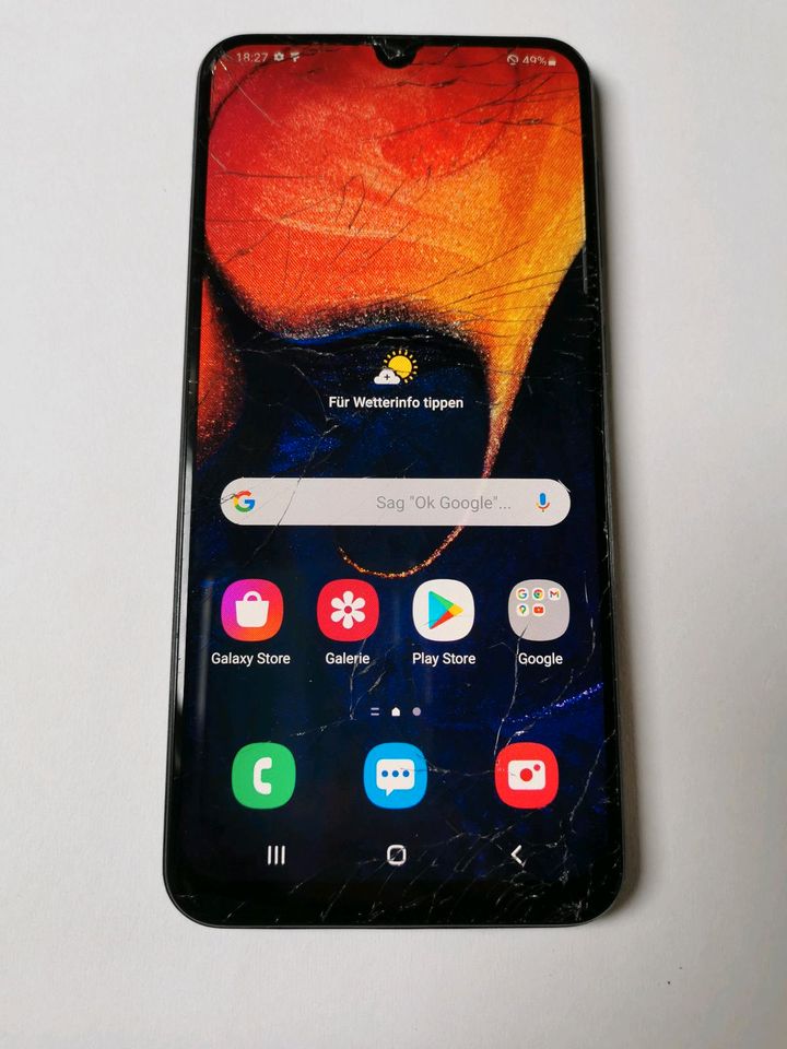 Samsung Galaxy A50 Display mit Glasbruch in Darmstadt