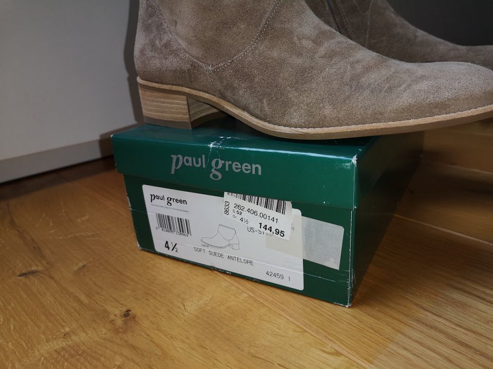 Paul green Stiefelette 37 neu Neuware NP 139 Euro Leder schuhe in Bad Orb