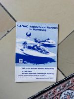 Prog rammheft1. ADAC Motorboote Rennen in Hamburg 1969 Baden-Württemberg - Elztal Vorschau