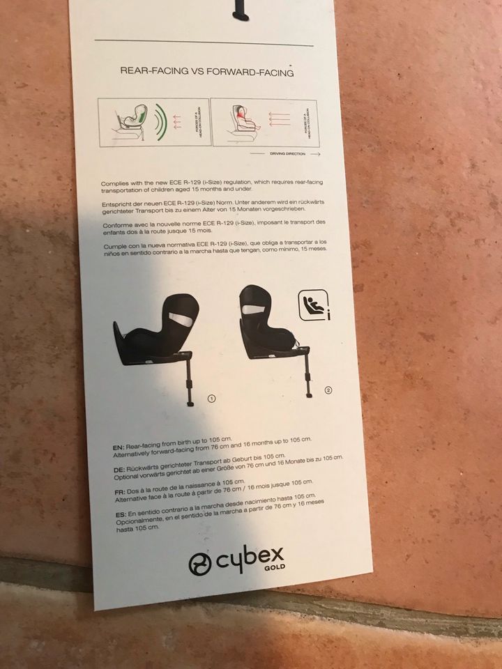 Kindersitz, Reboarder, cybex sirona m2 i-size in Schlagsdorf (bei Gadebusch)