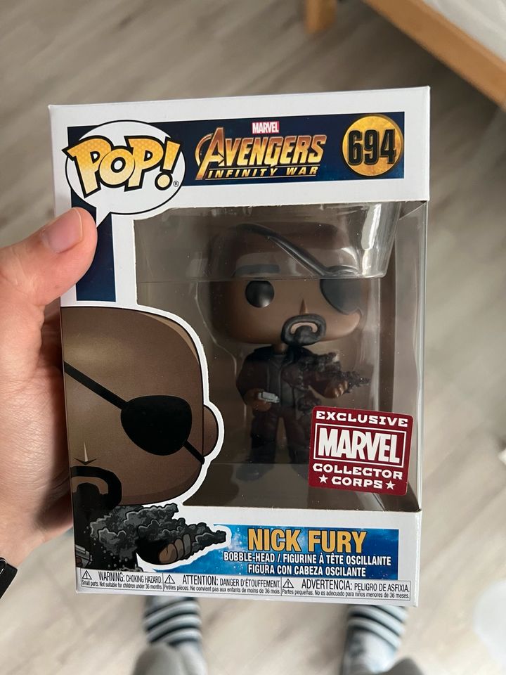 Marvel Avengers Funko Pop Nick Fury Collector Corps Edition 694 in Leipzig