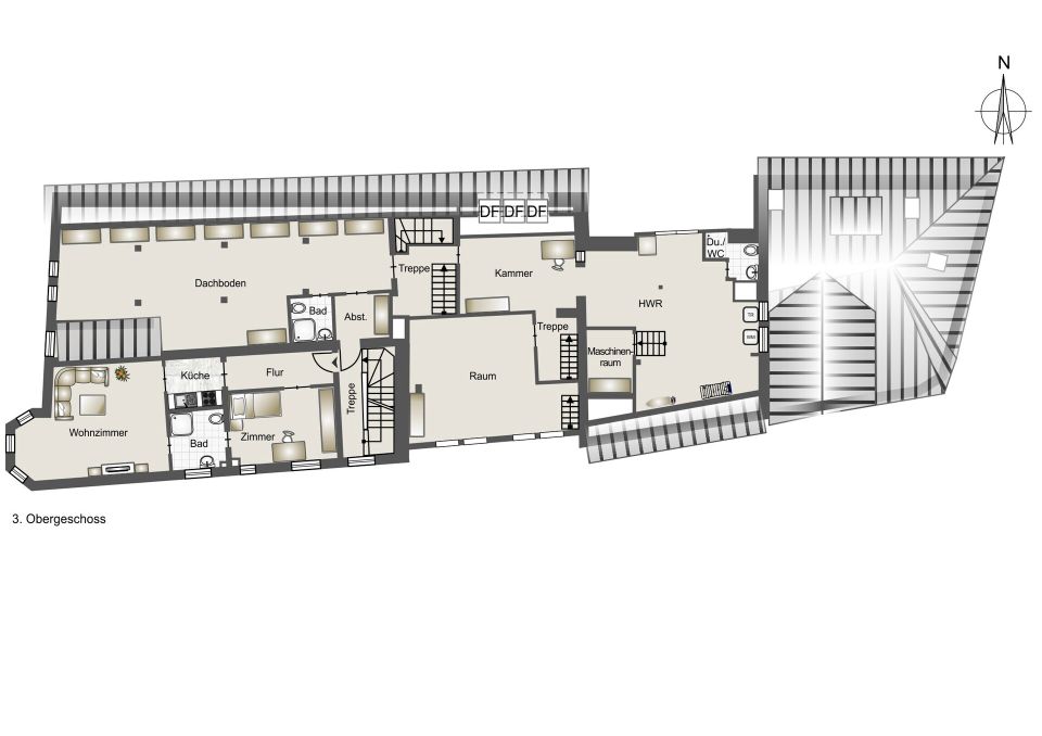 Wohn- & Geschäftshaus auf Eck-Grundstück in 1A-Lage im Einkaufszentrum der Kaiserstraße in Friedberg in Friedberg (Hessen)